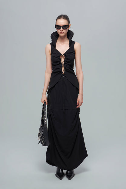 Acetate functional workwear top