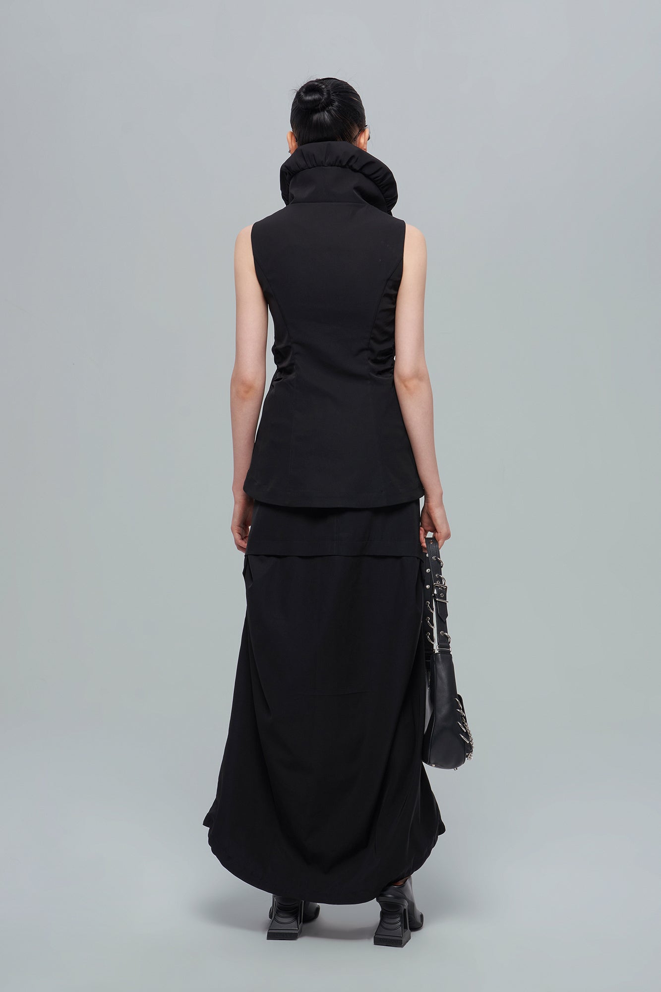 Acetate functional workwear top