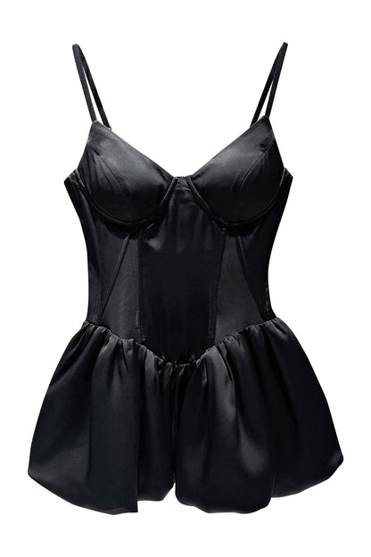 Acetic acid hollowed-out fishbone flower bud top