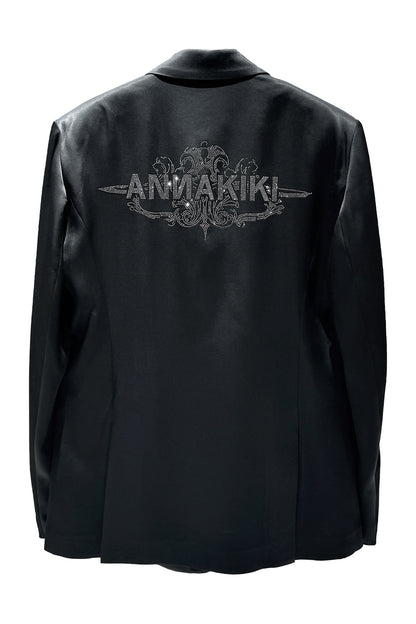 Acetate hot stamping diamond shoulder pad suit