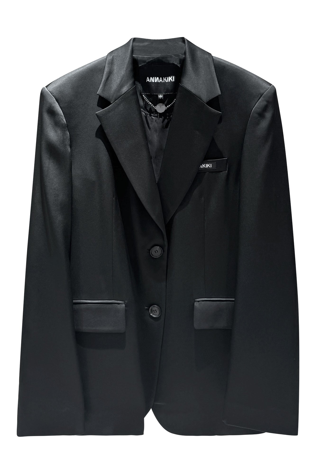 Acetate hot stamping diamond shoulder pad suit