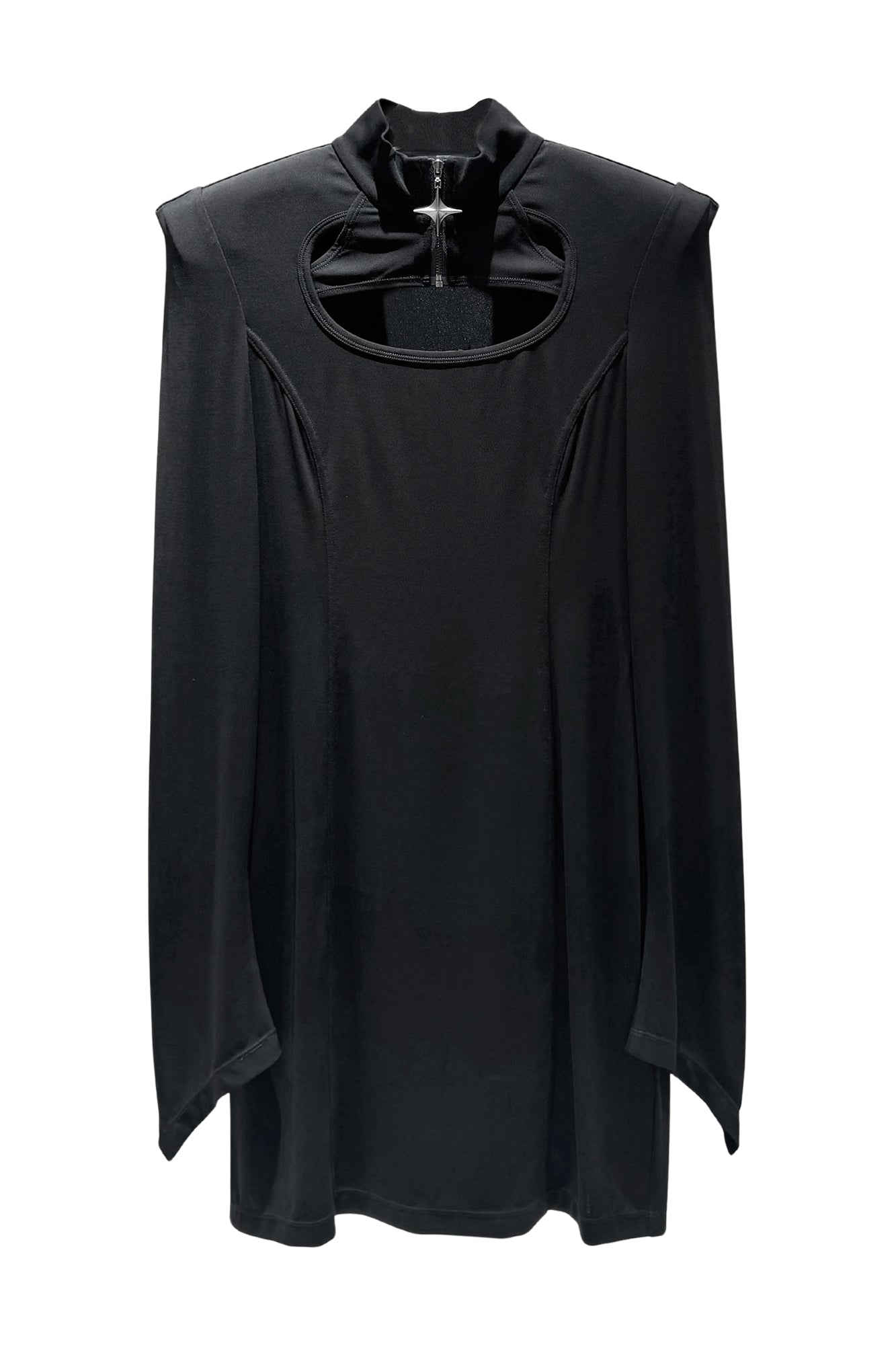 Acetic acid split slim fit dress