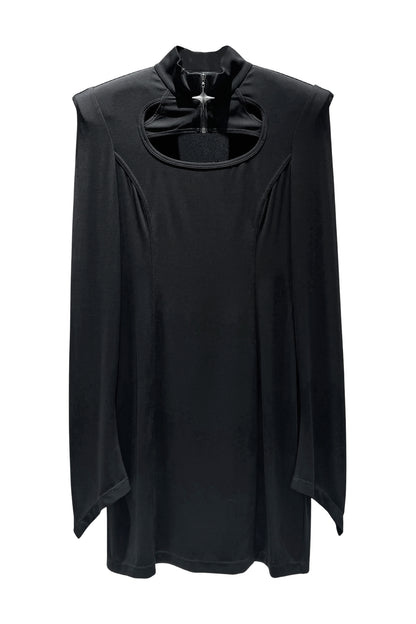 Acetic acid split slim fit dress