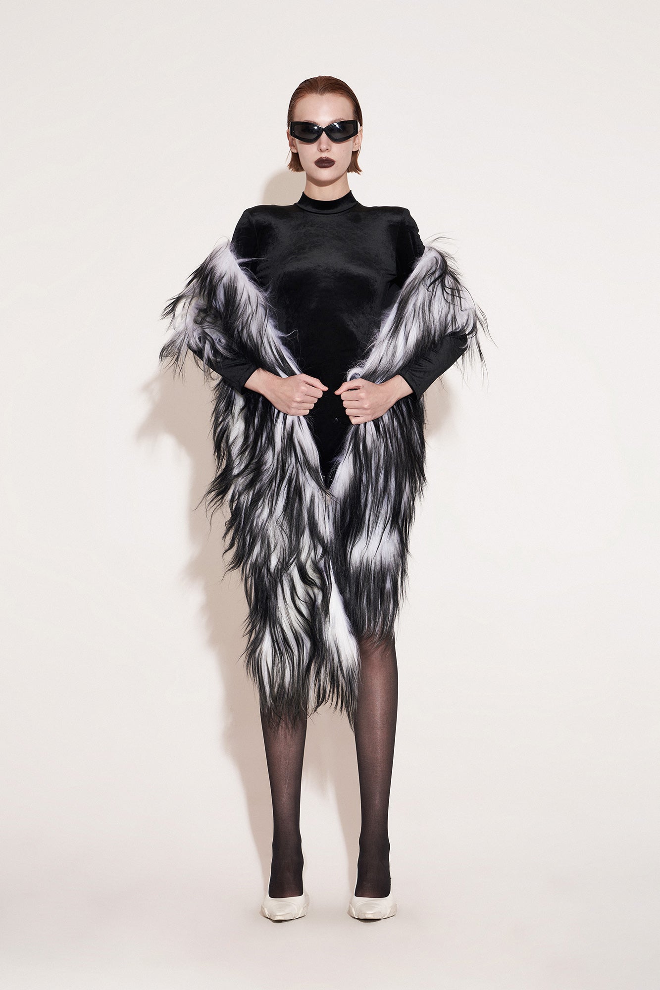 Acetate Velvet Off-Shoulder Jumpsuit