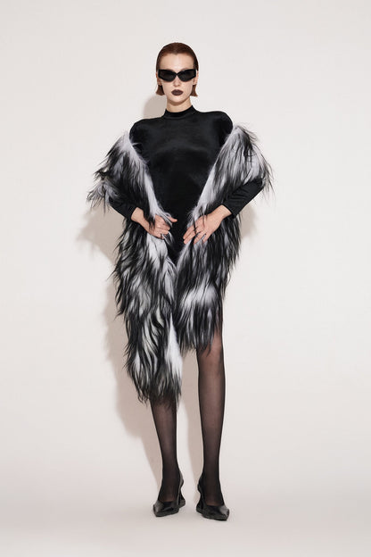 Acetate Velvet Off-Shoulder Jumpsuit