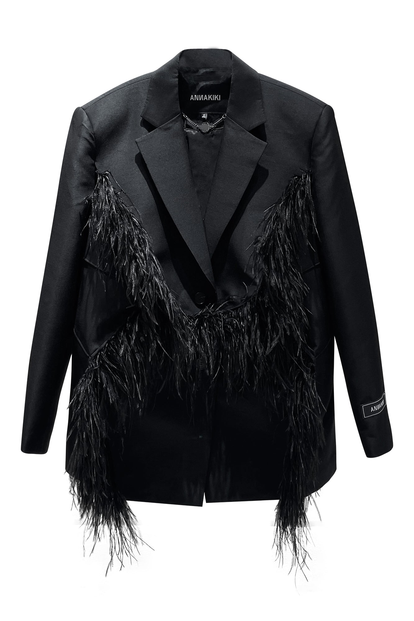 Wool fractal feather suit