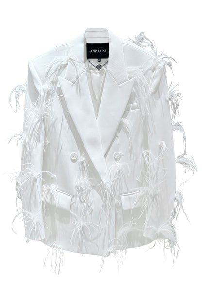 Heavy feather loose suit