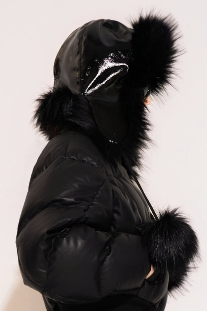 Future sense environmental protection fur hat