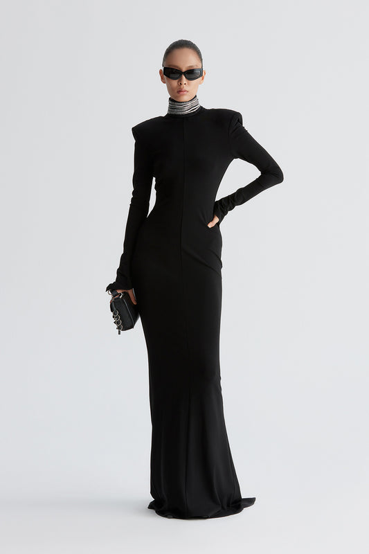 Four-pointed star sleeve chain dress