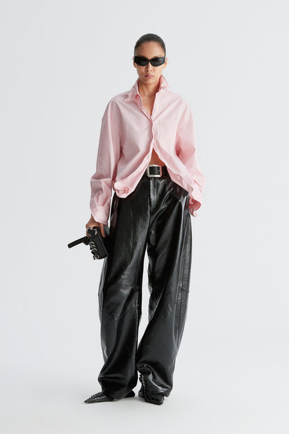 Malleable lapel shirt